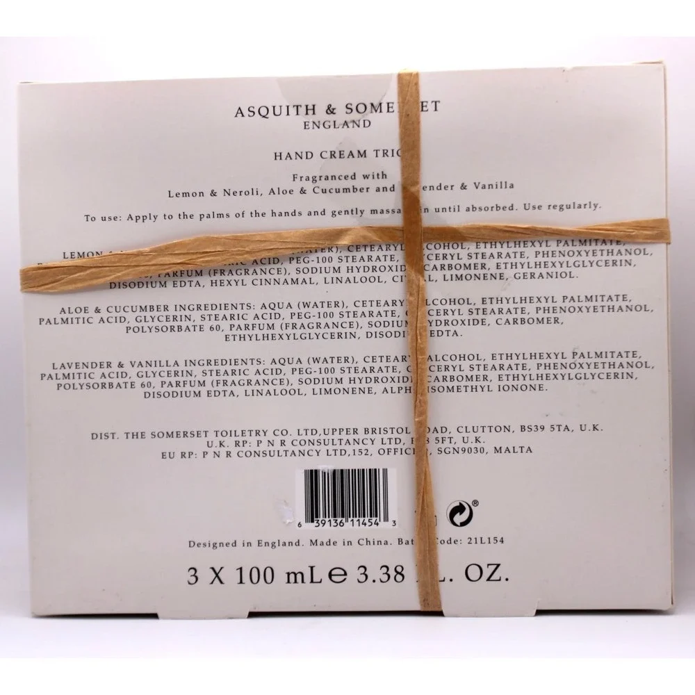 Asquith & Somerset Gardeners Essentials Hand Cream 3.38 oz NIB